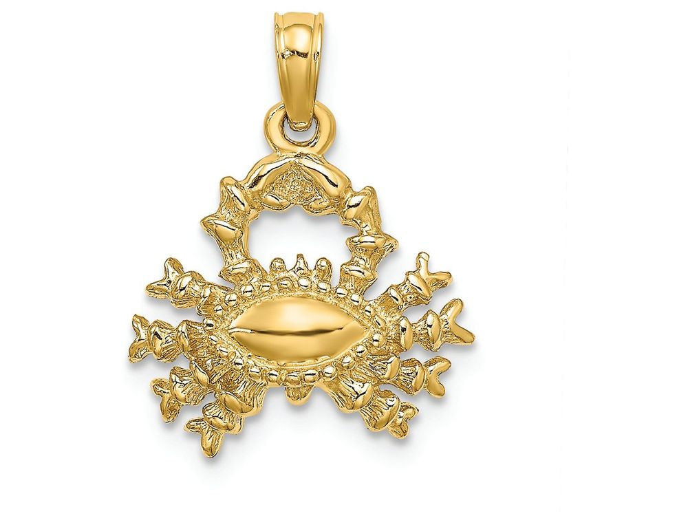 FJC Finejewelers 14k Yellow Gold 3d Cancer Zodiac Charm