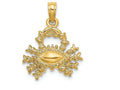 FJC Finejewelers 14k Yellow Gold 3d Cancer Zodiac Charm