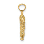 FJC Finejewelers 14k Yellow Gold 3d Leo Zodiac Charm