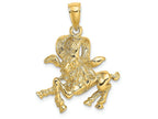 FJC Finejewelers 14k Yellow Gold Large Aries Zodiac Charm
