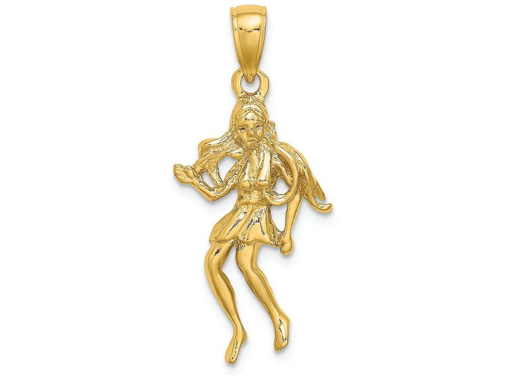 FJC Finejewelers 14k Yellow Gold Large Virgo Zodiac Charm
