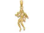 FJC Finejewelers 14k Yellow Gold Large Virgo Zodiac Charm