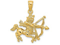 FJC Finejewelers 14k Yellow Gold Large Sagittarius Zodiac Charm