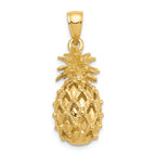 FJC Finejewelers 14k Yellow Gold 3d Cut-out Pineapple Charm