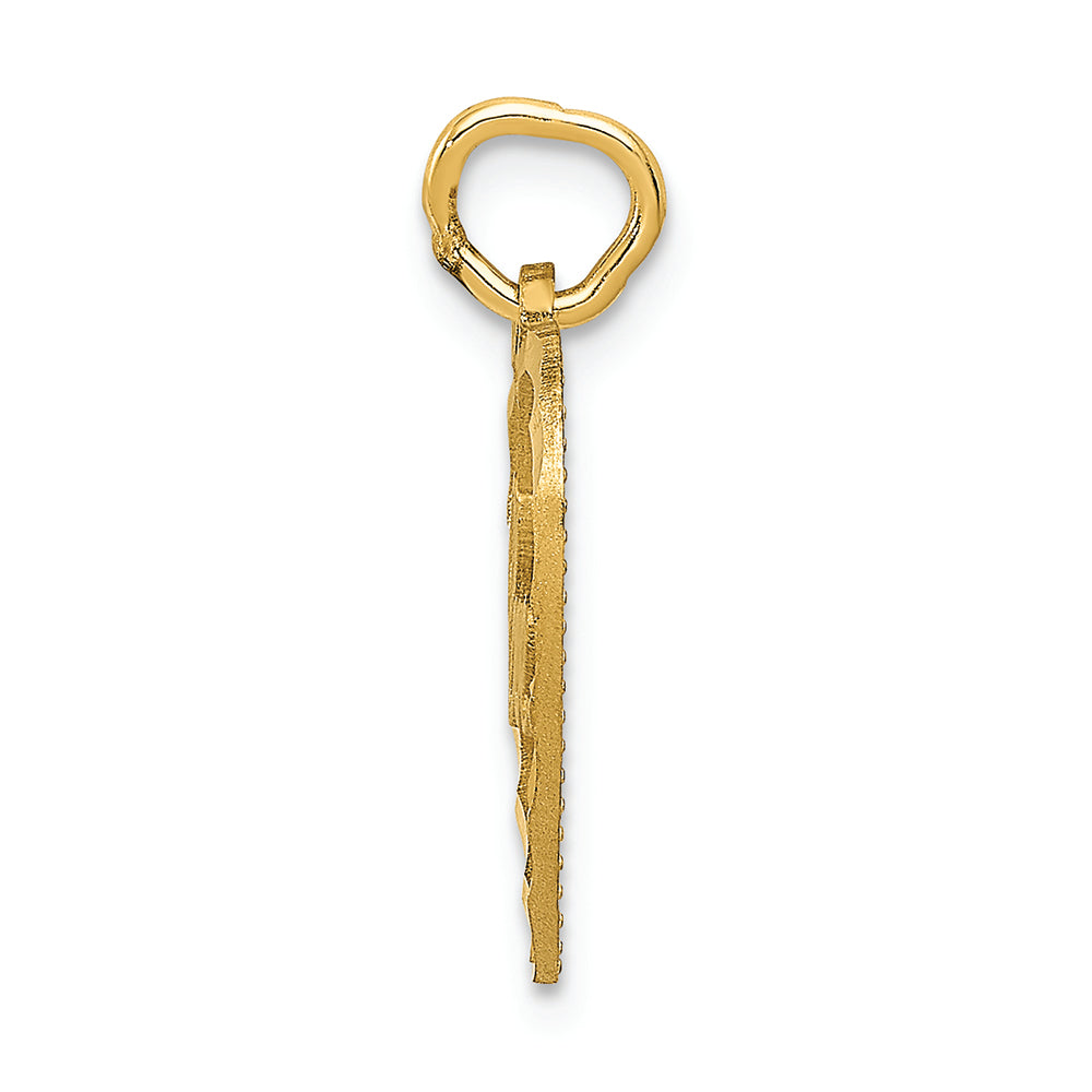 FJC Finejewelers 14k Yellow Gold P.s. I Love You Charm