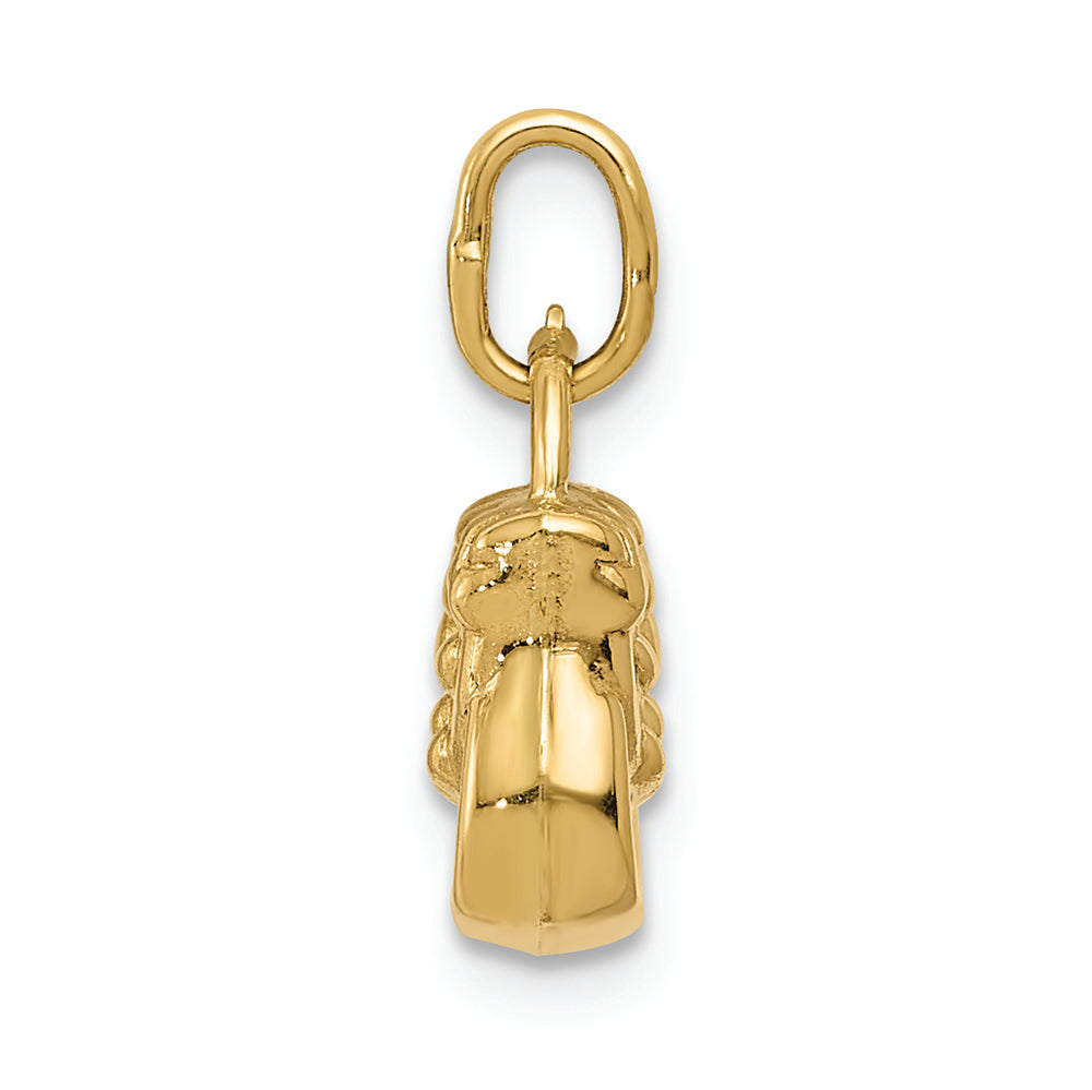 FJC Finejewelers 14k Yellow Gold 3d Purse Charm