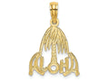 FJC Finejewelers 14k Yellow Gold Aloha Palm Tree Charm