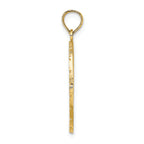 FJC Finejewelers 14k Yellow Gold Jamaica with Bird Flowers Charm