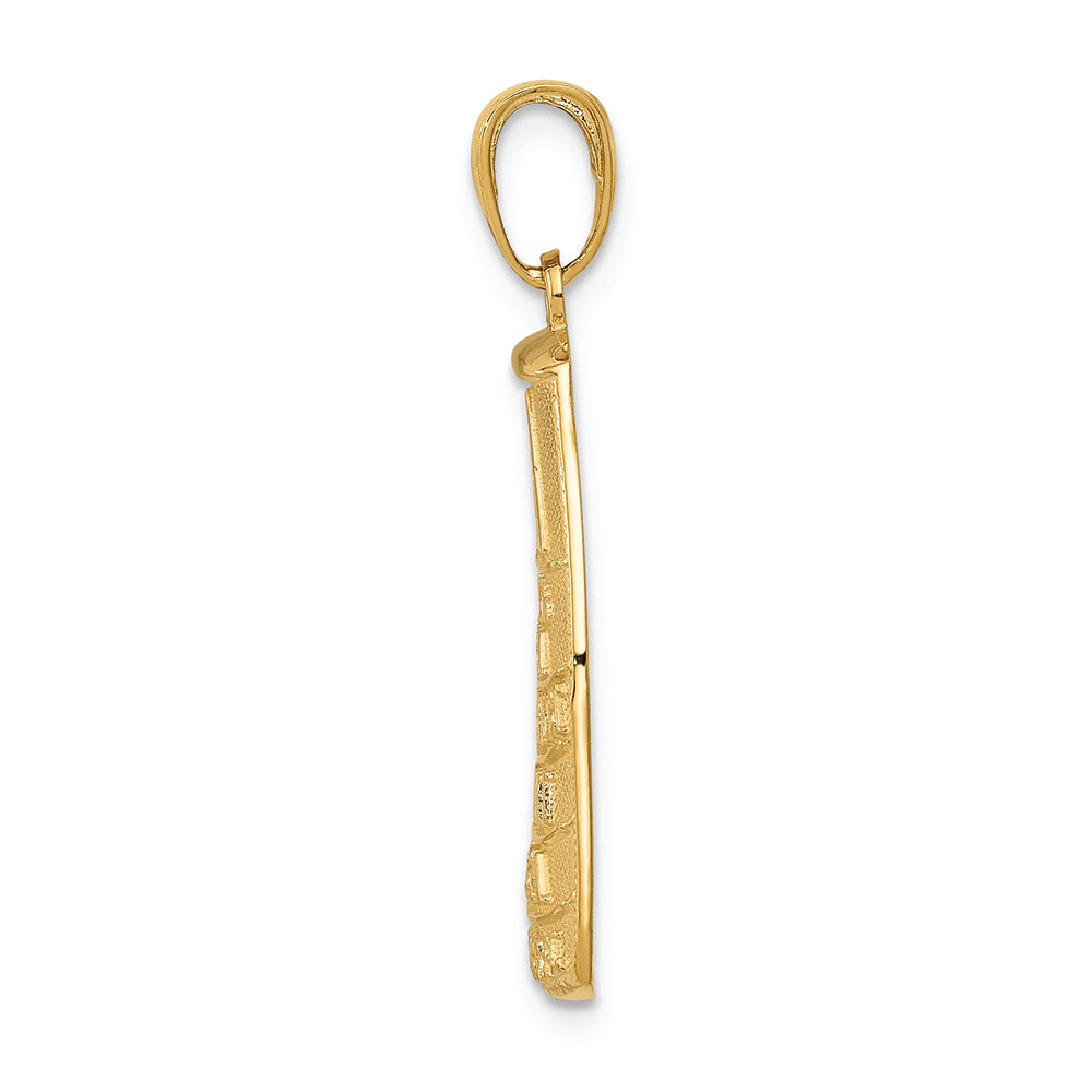 FJC Finejewelers 14k Yellow Gold Southern Most Point Usa Key West Charm