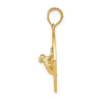FJC Finejewelers 14k Yellow Gold Puerto Rico with Frog Charm
