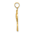 FJC Finejewelers 14k Yellow Gold Sanibel On Palm Tree Charm