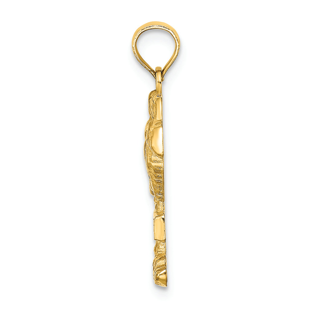 FJC Finejewelers 14k Yellow Gold Sanibel On Palm Tree Charm
