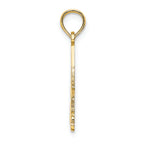 FJC Finejewelers 14k Yellow Gold I Love Stone Harbor Sailboat Charm