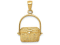 FJC Finejewelers 14k Yellow Gold Large Nantucket Basket Charm