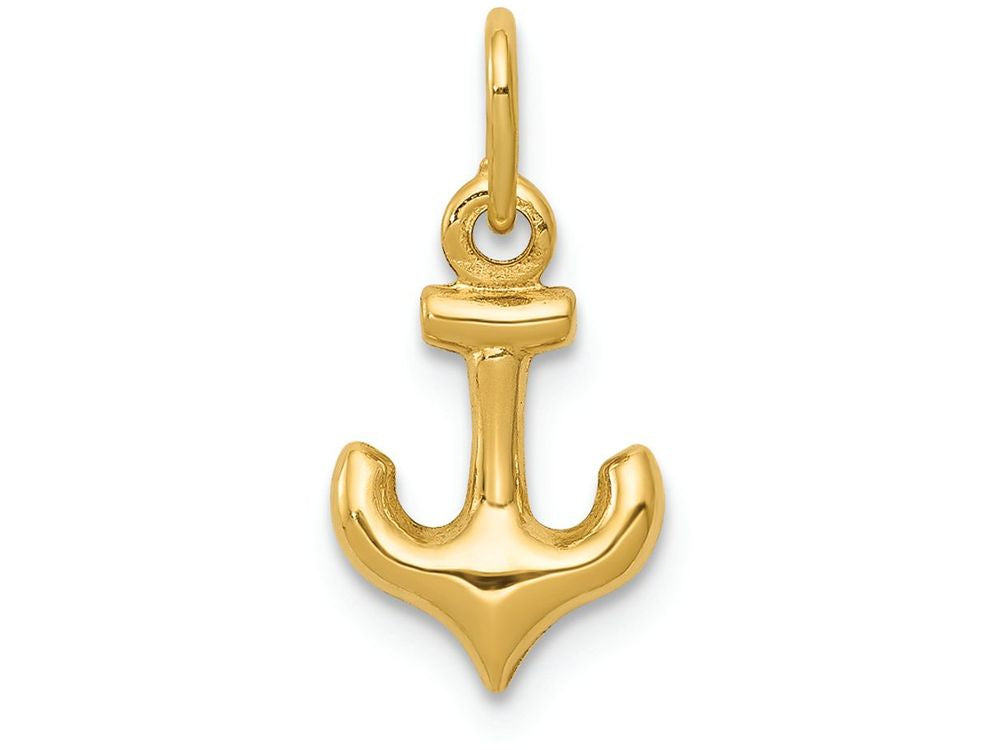 FJC Finejewelers 14k Yellow Gold Anchor Charm