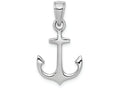FJC Finejewelers 14k White Gold 3d Anchor Charm
