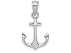 FJC Finejewelers 14k White Gold 3d Anchor Charm