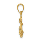 FJC Finejewelers 14k Yellow Gold 3d Anchor with Rope Charm