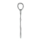 FJC Finejewelers 14k White Gold White 3d Anchor Charm