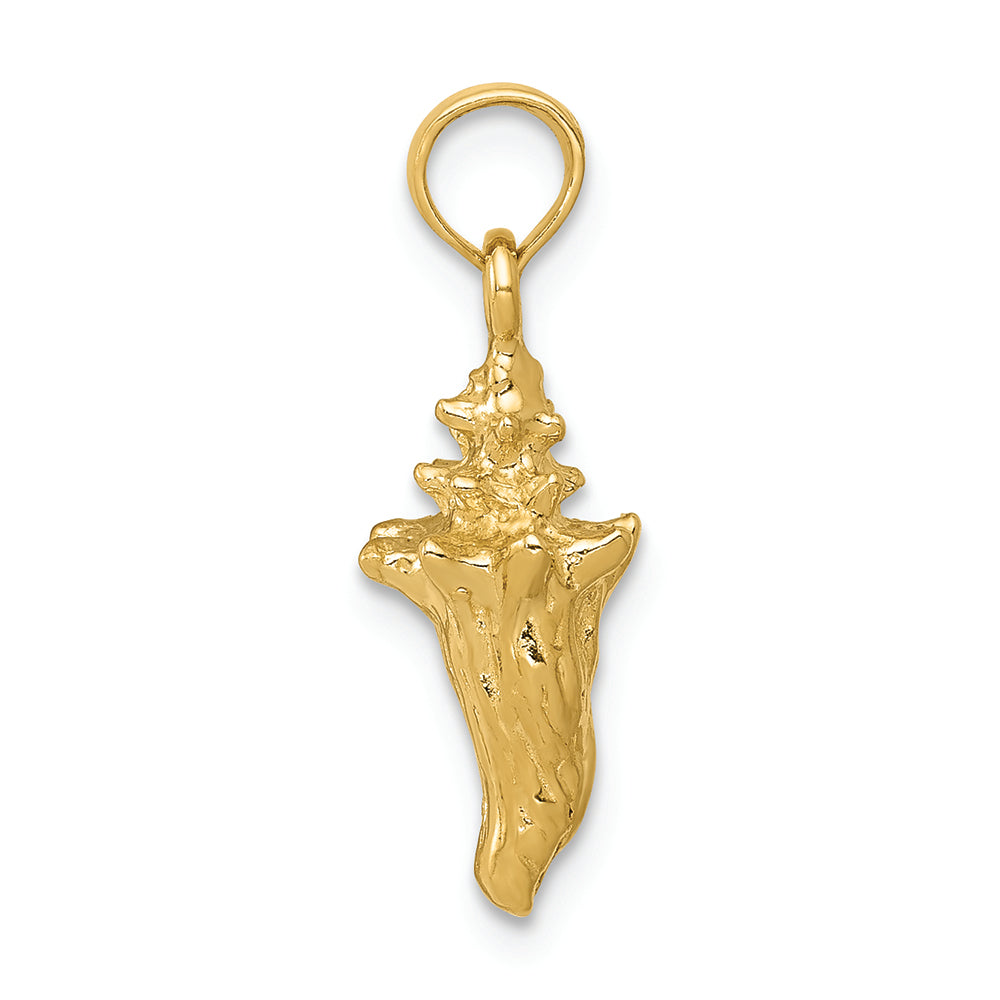 FJC Finejewelers 14k Yellow Gold 3d Conch Shell Charm