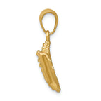 FJC Finejewelers 14k Yellow Gold Solid Polished Conch Shell Charm