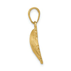 FJC Finejewelers 14k Yellow Gold Scallop Shell Charm