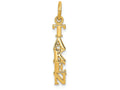 FJC Finejewelers 14k Yellow Gold Polished Taken Charm