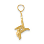 FJC Finejewelers 14k Yellow Gold Adirondack Beach Chair Charm