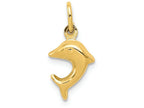 FJC Finejewelers 14k Yellow Gold Dolphin Charm
