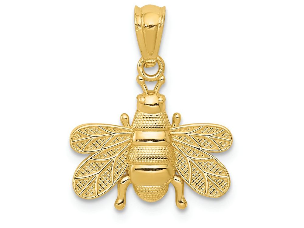 FJC Finejewelers 14k Yellow Gold Polished Bee Charm
