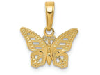 FJC Finejewelers 14k Yellow Gold Cut-out Butterfly Charm