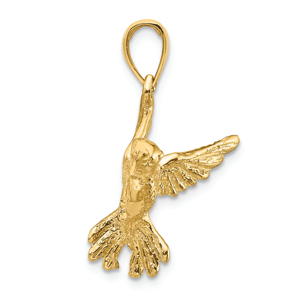 FJC Finejewelers 14k Yellow Gold Hummingbird Charm