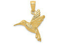 FJC Finejewelers 14k Yellow Gold Hummingbird Charm