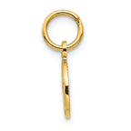 FJC Finejewelers 14k Yellow Gold Small Polished Angel Charm