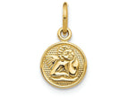 FJC Finejewelers 14k Yellow Gold Small Polished Angel Charm