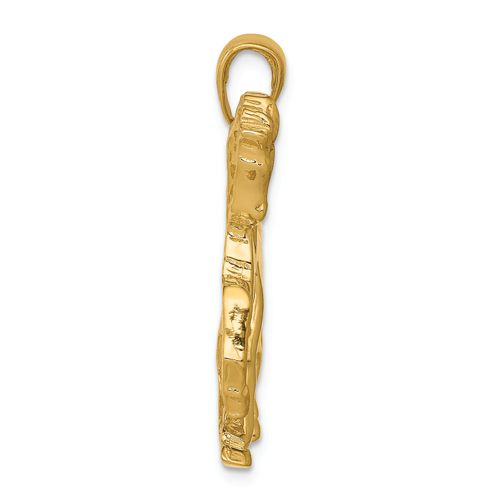 FJC Finejewelers 14k Yellow Gold Horse Galloping Charm