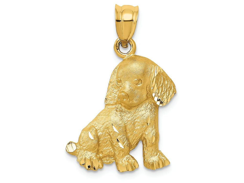 FJC Finejewelers 14k Yellow Gold Dog Charm