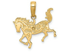 FJC Finejewelers 14k Yellow Gold Horse Charm