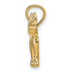 FJC Finejewelers 14k Yellow Gold Terrier Dog Charm