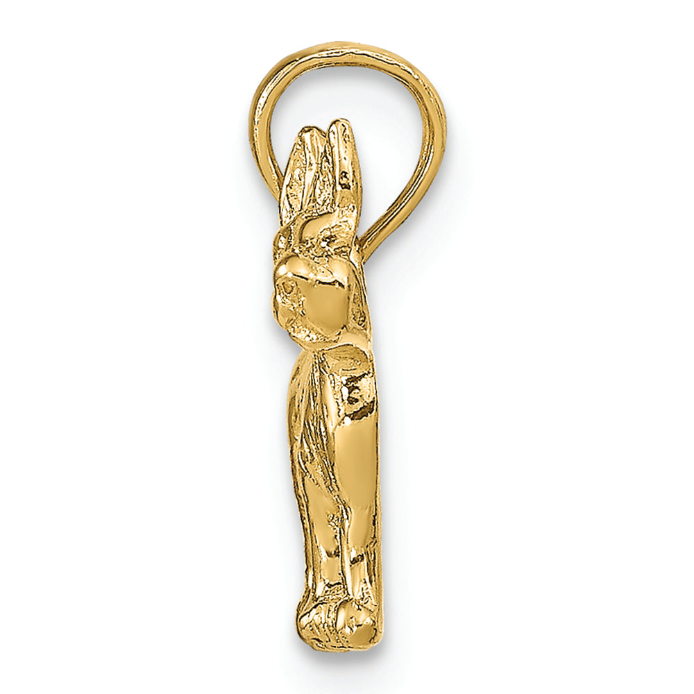 FJC Finejewelers 14k Yellow Gold Terrier Dog Charm