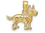 FJC Finejewelers 14k Yellow Gold Terrier Dog Charm