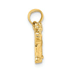 FJC Finejewelers 14k Yellow Gold Schnauzer Dog Charm