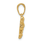 FJC Finejewelers 14k Yellow Gold Poodle Dog Charm