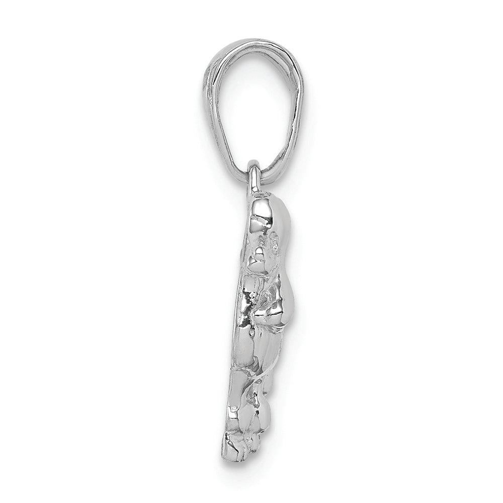 FJC Finejewelers 14k White Gold Poodle Dog Charm