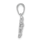 FJC Finejewelers 14k White Gold Poodle Dog Charm