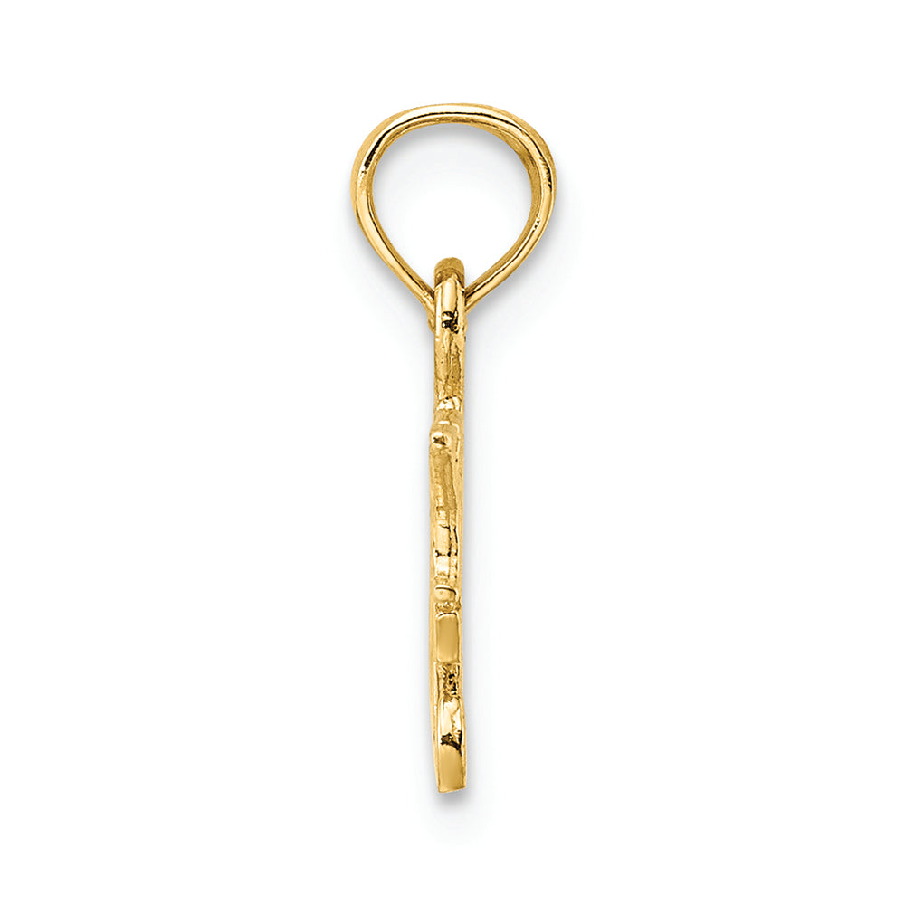 FJC Finejewelers 14k Yellow Gold I Love My Cats Charm