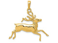 FJC Finejewelers 14k Yellow Gold Deer Running Charm