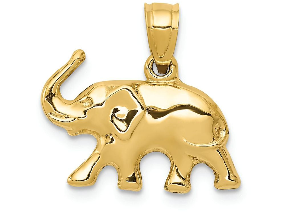 FJC Finejewelers 14k Yellow Gold 3d Elephant Charm