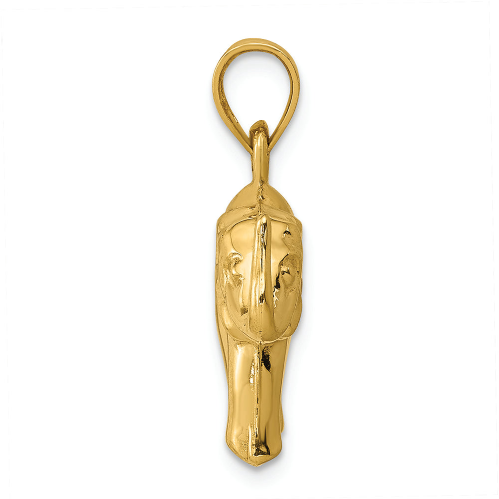 FJC Finejewelers 14k Yellow Gold Elephant Charm