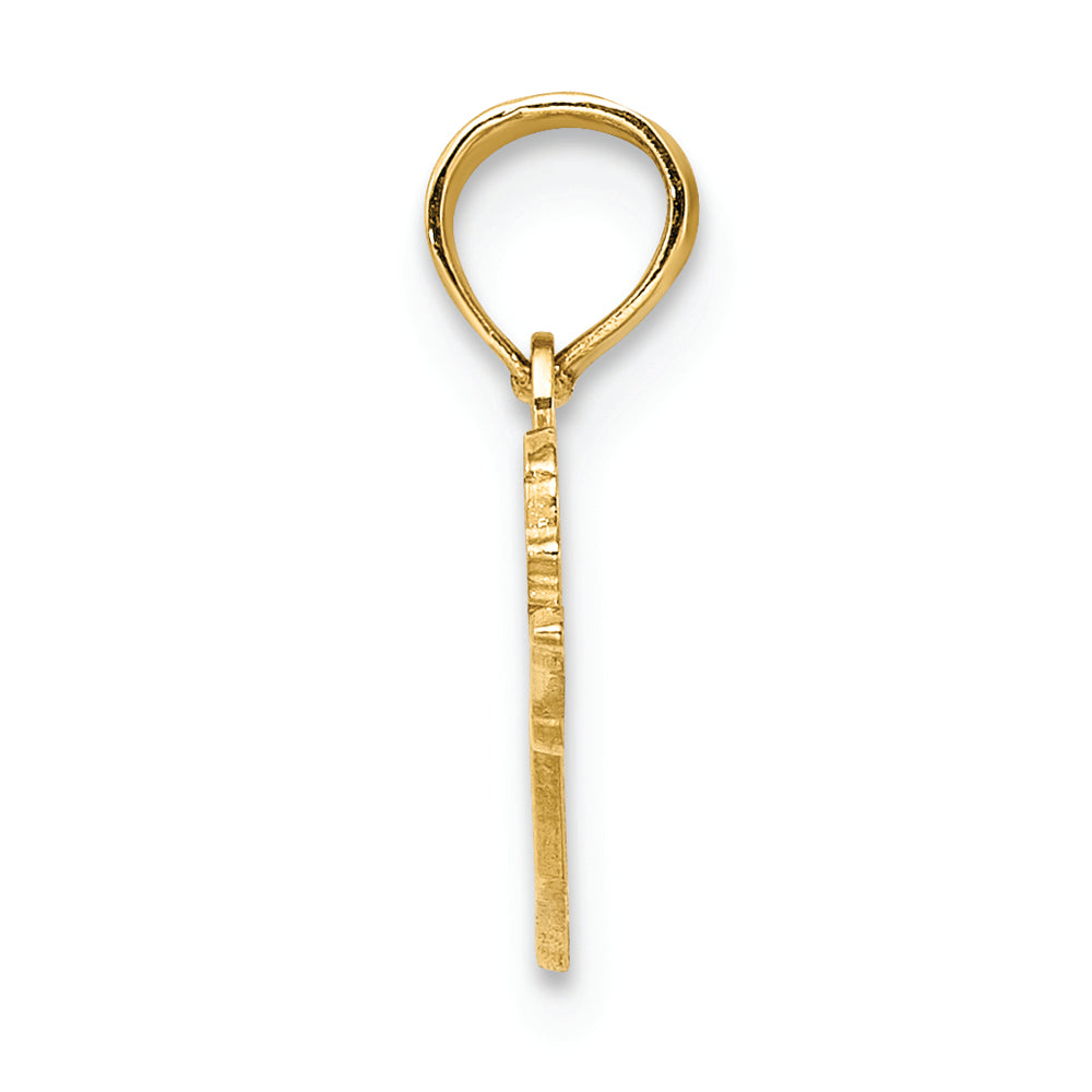 FJC Finejewelers 14k Yellow Gold Female Swimmer Charm